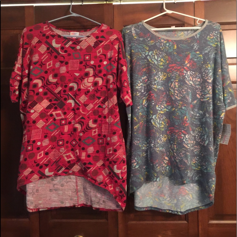2 Small LulaRoe IRMA’s